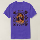 Beste Afghaanse hond ooit Grappig Quote Dad Lov T-shirt (Design voorkant)