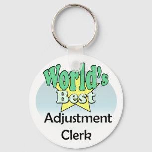 Beste afhandelingsklerk ter wereld sleutelhanger