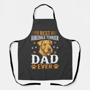 Beste Airedale Terrier Vader Ooit Hond Liefhebber Schort