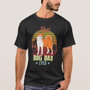 Beste Akita-papa ooit Opa-cadeaus voor hondenliefh T-shirt