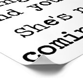 Beste Algebra, alsjeblieft, stop met ons vragen om Poster (Hoek)