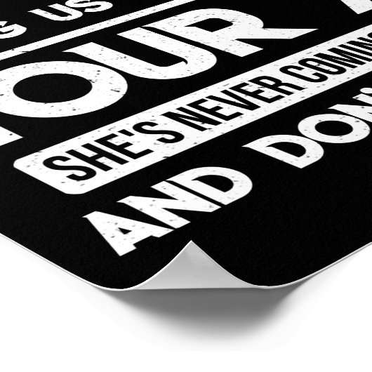 Beste Algebra, alsjeblieft, stop met ons vragen om Poster (Hoek)