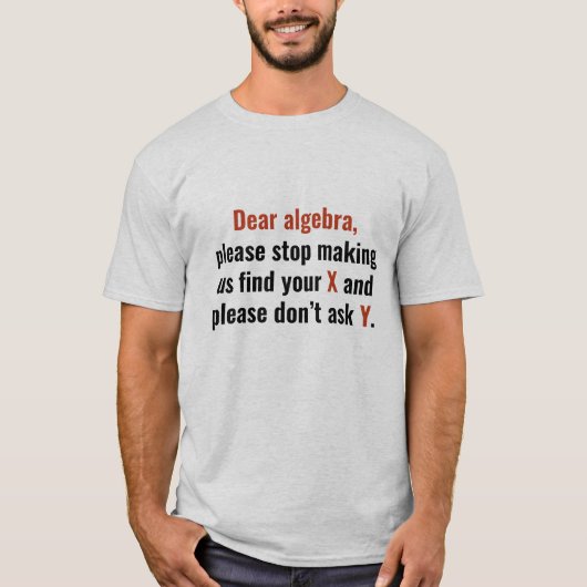 Beste Algebra T-shirt (Voorkant)