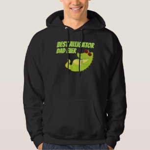 Beste alligator vader Ooit Dieren Wild Actief Hoodie