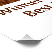 Beste Alpaca Monowenkbrauw Perfect Poster (Hoek)