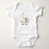 Beste Alpaca Pap ooit Romper (Voorkant)