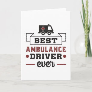 Beste Ambulance Driver Ever Paramedic Hospital Gif Kaart
