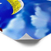 Beste Anime citeert over nooit het opgeven Poster (Hoek)