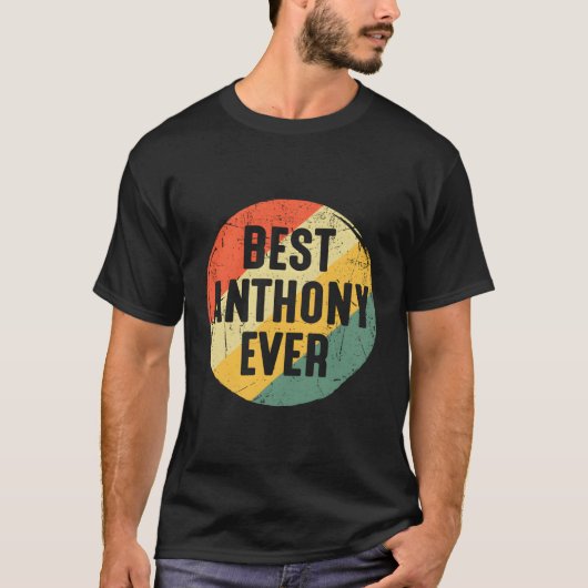 Beste Anthony ooit voor Anthony Name T-shirt (Voorkant)
