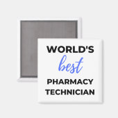 Beste apotheker 2 ter wereld magneet (Voorkant / Achterkant)