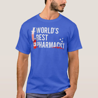 Beste apotheker in de wereld Apothecaire apotheek T-shirt