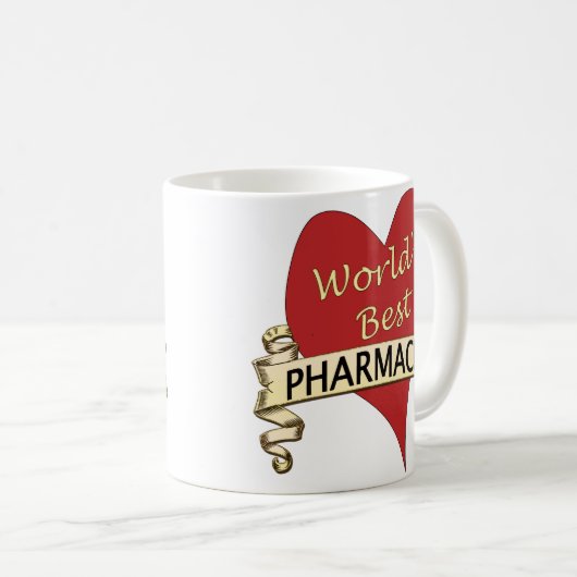 Beste apotheker ter wereld koffiemok (Voorkant rechts)