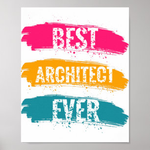 Beste architect ooit poster