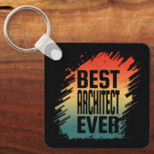 BESTE ARCHITECT Ooit Sleutelhanger (Voorkant)