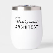 Beste architect ter wereld - aangepaste typografie (Voorkant)