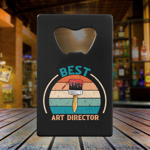 Beste Art Director Retro - Film Crew Gift Kredietkaart Flessenopener
