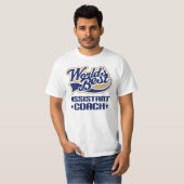 Beste assistent coach werelden t-shirt (Voorkant volledig)