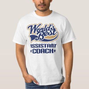 Beste assistent coach werelden t-shirt