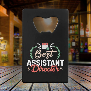 Beste Assistent Regisseur - Film Crew Gift Kredietkaart Flessenopener