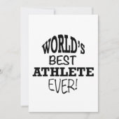 Beste atleet ter wereld ooit kaart (Voorkant)
