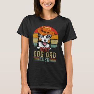 beste Australische herder hond papa ooit schattig T-shirt
