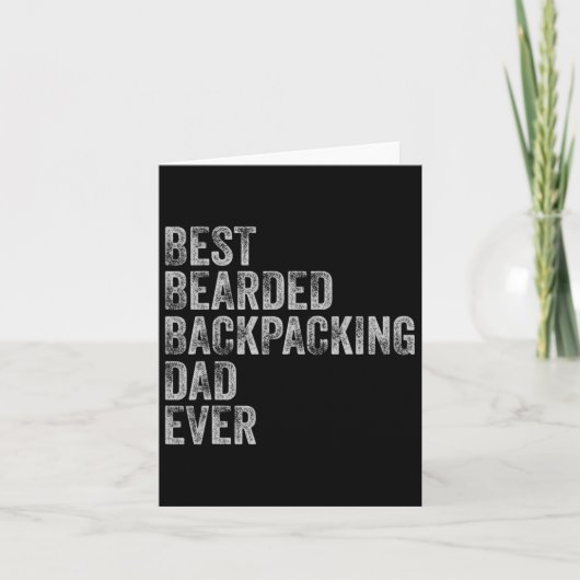 Beste baardkappers pap vaders dag kaart (Voorkant)