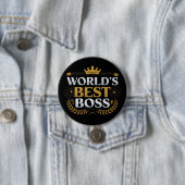 beste baas in de wereld ronde button 7,6 cm (In situ)