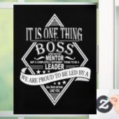 Beste baas ooit badge raamsticker (Huis)