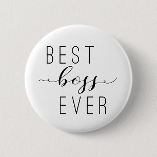 Beste baas ooit badge ronde button 5,7 cm
