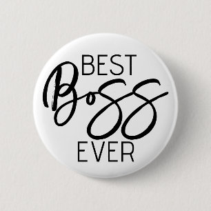 Beste baas ooit badge ronde button 5,7 cm