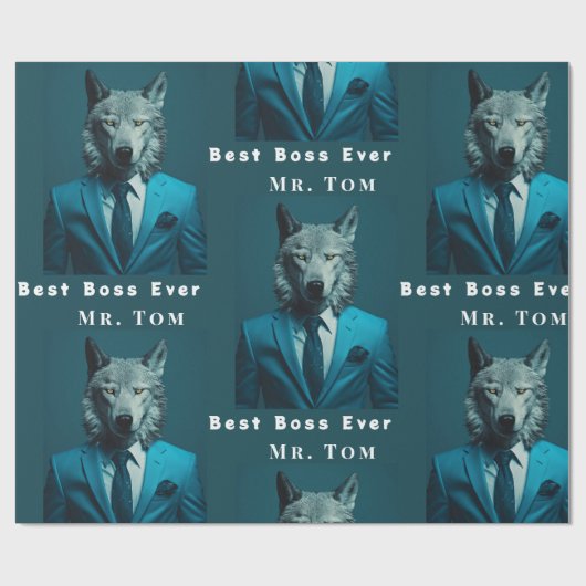 Beste Baas Ooit Cadeaupapier (Vlak)