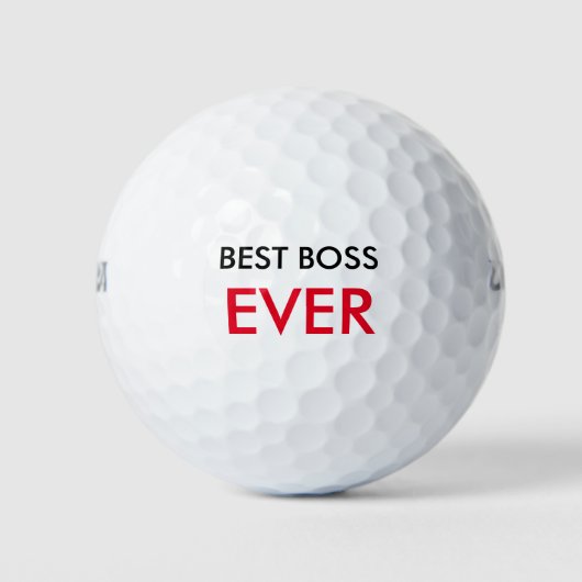 Beste baas ooit golfballen (Voorkant)