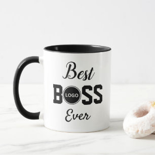 Beste baas ooit met Round Business Logo Mok