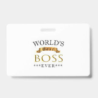 Beste baas ooit ter wereld badge