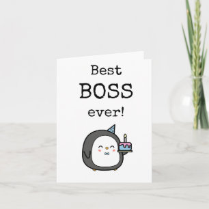 Beste baas, Waardering Kaart, Schattige Kaart