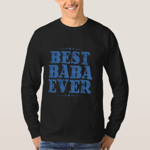 Beste Baba Ooit Grappige Grootvader Retro Familie T-shirt