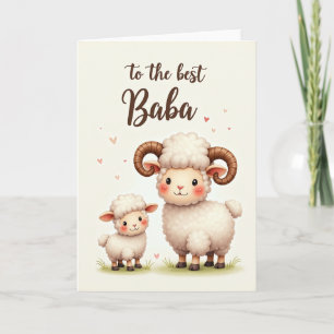 Beste Baba Schaap Familiekaart Kaart