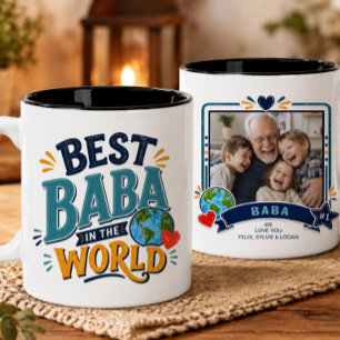 Beste Baba ter Wereld Foto Mok