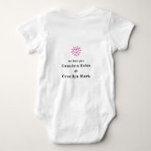 Beste Baby-cadeautje, gepersonaliseerd, grappig ca Romper (Achterkant)