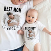 Beste Baby ooit foto mam matching Romper
