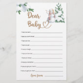 Beste Baby Winter Baby shower spel (Voorkant)