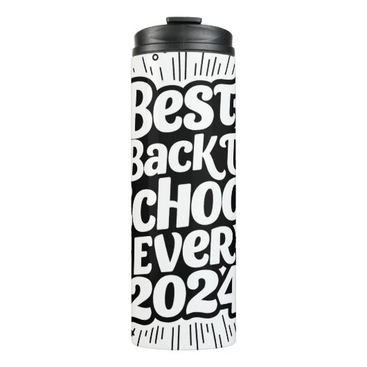 Beste Back to School ooit 2024 ontwerp Thermosbeker (Voorkant)