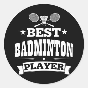Beste Badminton-speler Ronde Sticker