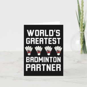 Beste Badmintonpartner Ter Wereld Cool Badminton S Kaart