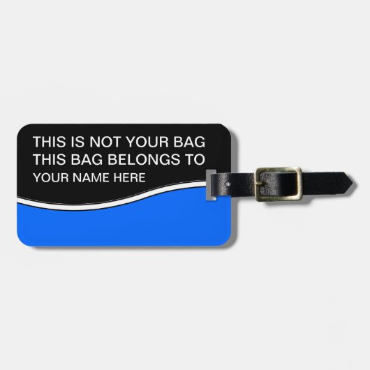 Beste bagage-Labels Bagagelabel (Voorkant horizontaal)