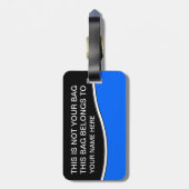 Beste bagage-Labels Bagagelabel (Achterkant verticaal)