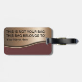 Beste bagage-Labels Bagagelabel (Achterkant horizontaal)