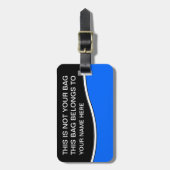 Beste bagagetags bagagelabel (Voorkant verticaal)