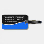 Beste bagagetags bagagelabel (Achterkant horizontaal)