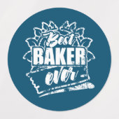 Beste Baker Ever Labels (Design 2)